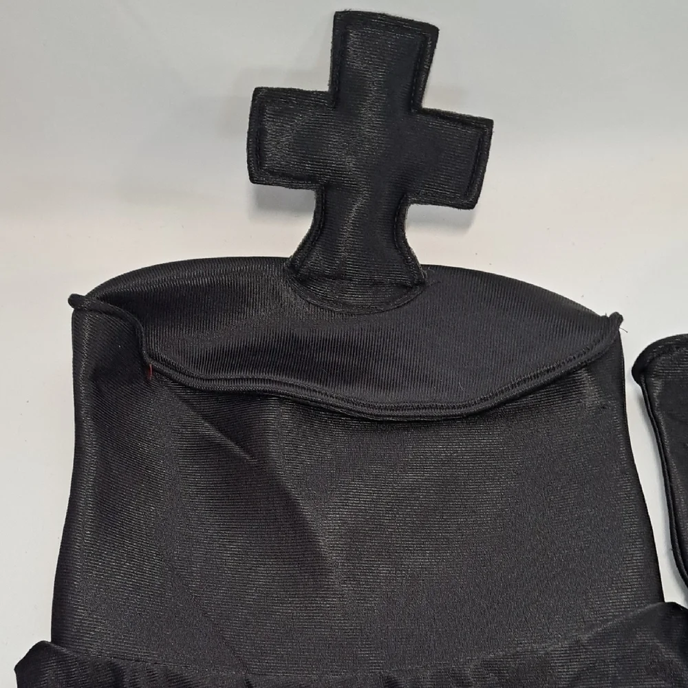 Elegant Black Party Hat Set